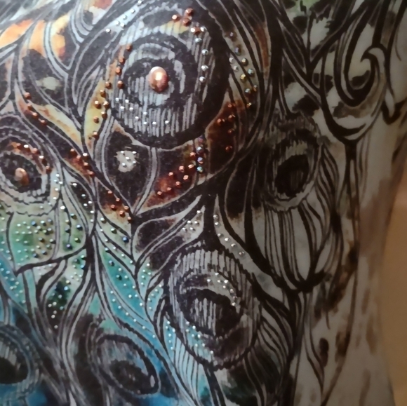 New Directions Woman's Size large short sleeve blouse shirt top - Picture 3 of 5